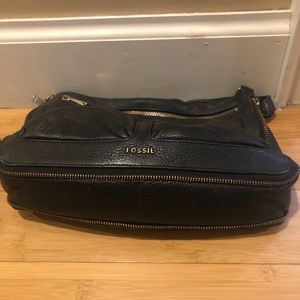 Fossil leather crossbody bag